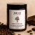 Świeca sojowa 180 ml JAKULO Kawa i Czekolada w szklanym brązowym słoiczku z nakrętką – intensywny, aromatyczny zapach świeżo mielonej kawy i gorzkiej czekolady.