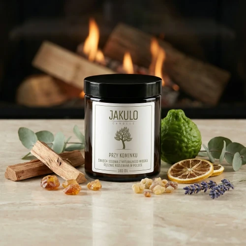 Swieca sojowa Przy Kominku 180ml - JAKULO